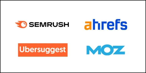 SEO Tools like Semrush, Ahrefs, UberSuggest & Moz